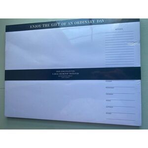 Large Weekly Desk Notepad‎ 'Enjoy the Gift of an Ordinary Day' Planner Organizer